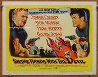 d322 SHAKE HANDS WITH THE DEVIL movie title lobby card '59 James Cagney