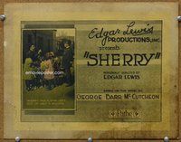 d328 SHERRY movie title lobby card '20 Edgar Lewis, Pat O'Malley