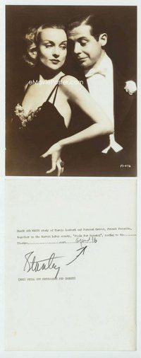 e050 FOOLS FOR SCANDAL 7.25x9.5 vintage movie still '38 Carole Lombard
