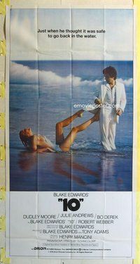 f007 '10' three-sheet movie poster '79 Dudley Moore, super sexy Bo Derek!