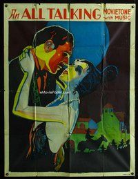 f004 ROMANCE OF THE RIO GRANDE incomplete three-sheet movie poster '29 Baxter
