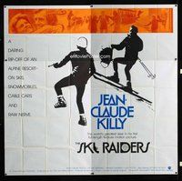 f348 SNOW JOB int'l six-sheet movie poster '72 Jean-Claude Killy, skiing!