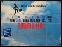 f386 GLENGARRY GLEN ROSS British quad movie poster '92 Al Pacino