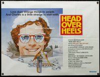 f387 HEAD OVER HEELS British quad movie poster '79 John Heard, Hurt