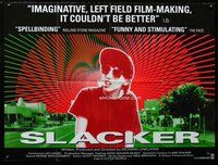f414 SLACKER British quad movie poster '91 Linklater, cool image!