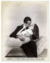 g113 BIG SLEEP vintage 8x10 movie still '46 Humphrey Bogart kisses Bacall!