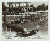 g165 GOOD MORNING & GOODBYE vintage 8x10 movie still '67sexy babe in Porsche!