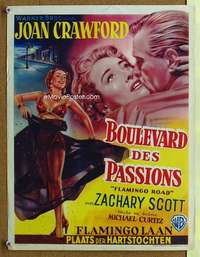 h192 FLAMINGO ROAD Belgian movie poster '49 sexy Joan Crawford!