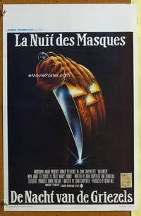 h198 HALLOWEEN Belgian movie poster '78 Jamie Lee Curtis classic!