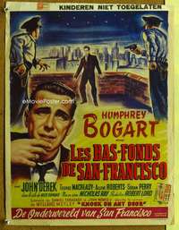 h209 KNOCK ON ANY DOOR Belgian movie poster '49 Bogart, Nicholas Ray