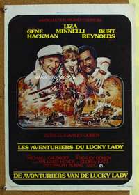 h217 LUCKY LADY Belgian movie poster '75 Hackman, Minnelli, Reynolds