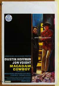 h220 MIDNIGHT COWBOY Belgian movie poster '69 Dustin Hoffman, Voight