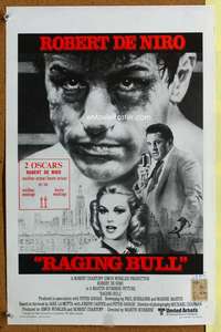 h233 RAGING BULL Belgian movie poster '80 De Niro, Scorsese, boxing!