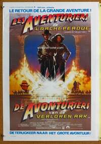 h234 RAIDERS OF THE LOST ARK Belgian 17x25 movie poster R82 Ford