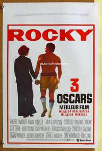 h239 ROCKY Belgian movie poster '77 Sylvester Stallone, boxing!