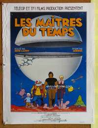 h109 LES MAITRES DU TEMPS French 15x21 movie poster '82 weird sci-fi!