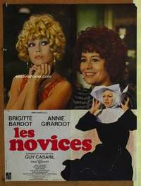 h094 NOVICES French 23x31 movie poster '70 super sexy Brigitte Bardot!