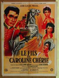 h101 SON OF DEAR CAROLINE French 24x32 movie poster R50s Bardot