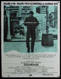 h102 TAXI DRIVER French 23x31 movie poster '76 Robert De Niro, Scorsese