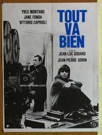 h103 TOUT VA BIEN French 23x32 movie poster '72 Jean-Luc Godard