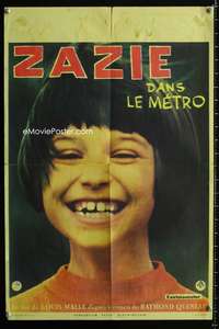 h115 ZAZIE French 16x24 movie poster '60 Louis Malle, Demongeot