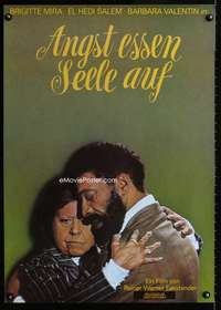 h285 ALI: FEAR EATS THE SOUL German movie poster '74 Rainer Fassbinder