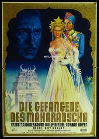 h297 CIRCUS GIRL German movie poster '56 Soederbaum, Leo Bothas art!