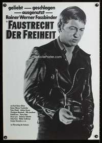 h305 FOX & HIS FRIENDS German movie poster '75 Rainer Fassbinder
