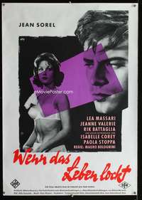 h307 FROM A ROMAN BALCONY German movie poster R70s Jean Sorel