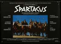 h331 SPARTACUS German movie poster R80s Stanley Kubrick, Douglas