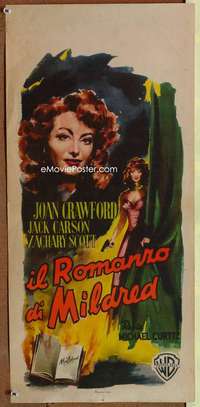 h049 MILDRED PIERCE Italian locandina movie poster '45 Nano artwork!
