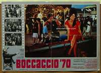 h011 BOCCACCIO '70 Italian photobusta movie poster '62 De Sica, Loren