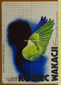 h394 END OF THE HOLIDAY Polish 23x33 movie poster '75 cool ZGK art!