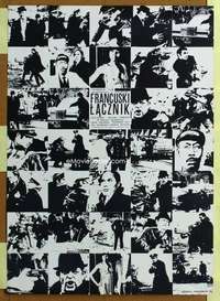 h401 FRENCH CONNECTION Polish 23x32 movie poster '73 Krajewski art!