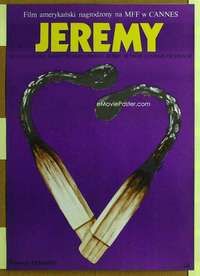 h414 JEREMY Polish 23x32 movie poster '73 great Jakub Erol art!