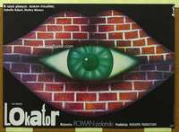 h463 TENANT Polish 23x32 movie poster '76 Polanski, cool Socha art!