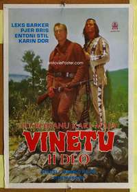 h265 LAST OF THE RENEGADES Yugoslavian movie poster '64 Lex Barker