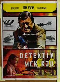 h268 McQ Yugoslavian movie poster '74 John Sturges, John Wayne