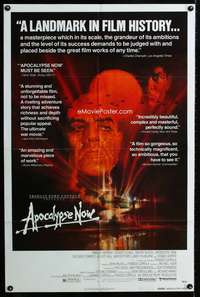 m094 APOCALYPSE NOW reviews one-sheet movie poster '79 Coppola, Bob Peak art