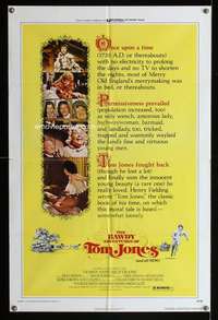 m113 BAWDY ADVENTURES OF TOM JONES one-sheet movie poster '76 Joan Collins