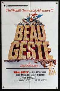 m121 BEAU GESTE one-sheet movie poster '66 Guy Stockwell, Doug McClure
