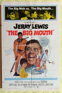 m137 BIG MOUTH one-sheet movie poster '67 Jerry Lewis spy spoof!
