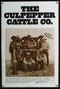 m168 CULPEPPER CATTLE CO one-sheet movie poster '72 Gary Grimes, western!