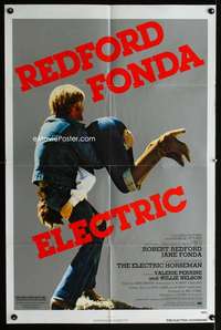 m198 ELECTRIC HORSEMAN one-sheet movie poster '79 Robert Redford, Fonda