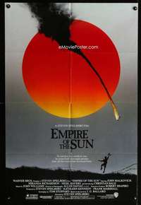 m199 EMPIRE OF THE SUN one-sheet movie poster '87 Spielberg,Bale,Malkovich
