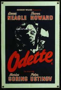 m029 ODETTE English one-sheet movie poster '50 Anna Neagle, Trevor Howard