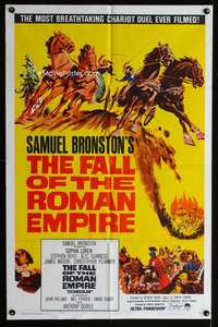 m214 FALL OF THE ROMAN EMPIRE one-sheet movie poster '64 Sophia Loren