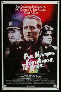 m254 FORT APACHE THE BRONX one-sheet movie poster '81 cop Paul Newman!