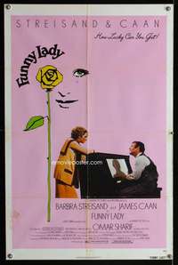 m258 FUNNY LADY one-sheet movie poster '75 Barbra Streisand, James Caan