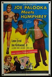 m333 JOE PALOOKA MEETS HUMPHREY one-sheet movie poster '50 comic boxing!
